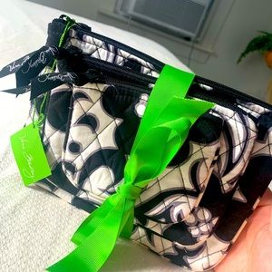 NWT Vera Bradley Cosmetic Trio Night and Day